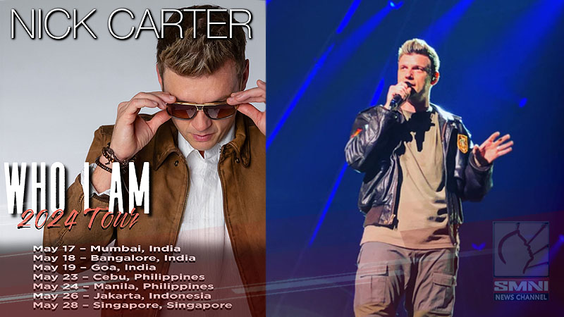 Nick Carter, may solo concert sa Pilipinas para sa kaniyang ‘Who I Am’ World Tour 2024