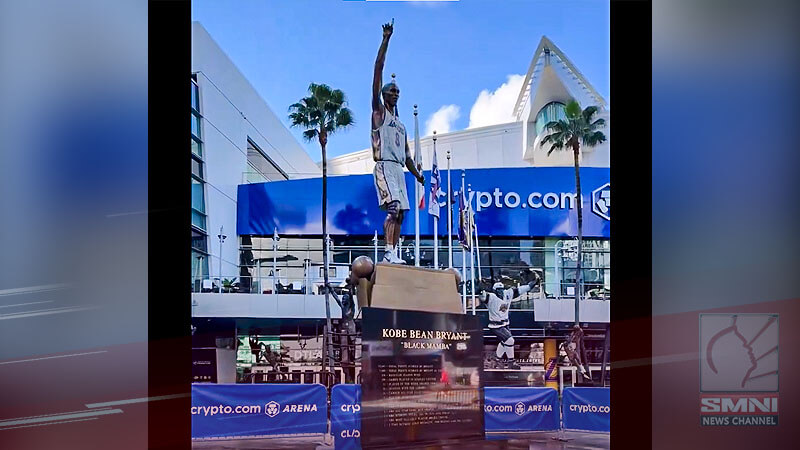Unang bronze statue ni Kobe Bryant, isinapubliko na