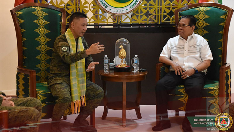 CGPA Lt. Gen. Roy M. Galido rendered a courtesy call on BARMM Chief Minister Ahod Balawag Ebrahim