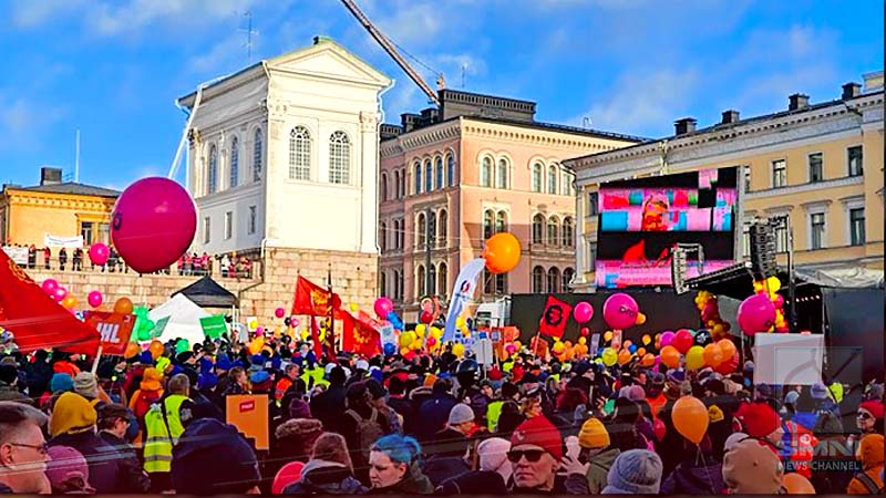 Two Finnish unions to launch three-day strike next week