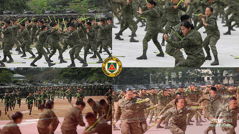 PH Army Arnis exhibition group showcased its collective skill, discipline and strength on 127th PH Army Foundation Day