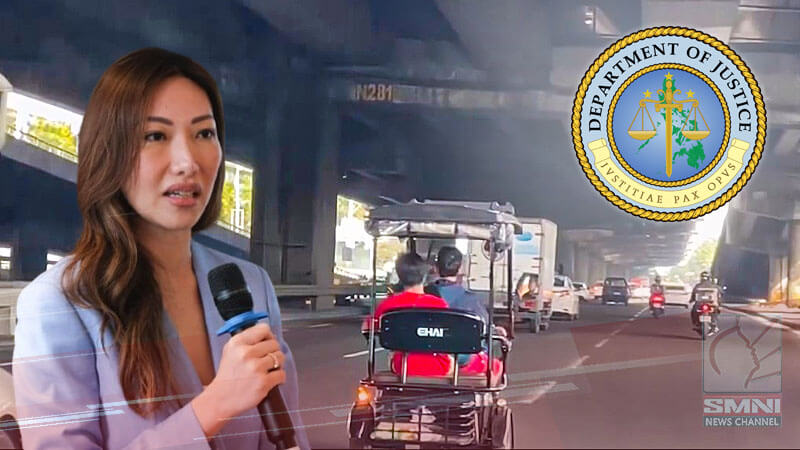 Pagbabawal na bumagtas sa major roads sa Metro Manila ang e-trikes, sinuportahan ng DOJ