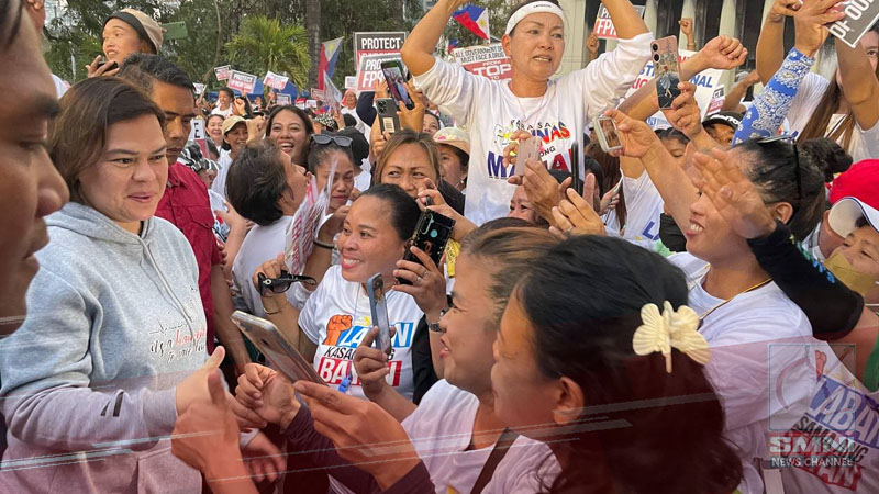 VP Duterte, sorpresang dumalo sa ika-7 araw ng Laban Kasama ang Bayan Prayer Rally