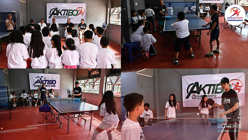 Sports Dev’t Division conducts Aktibo Dabawenyo Table Tennis Clinic in Toril, Davao City