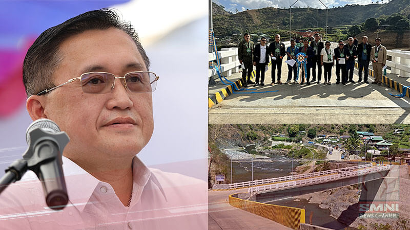 Bong Go hails newly built Betwagan Bridge in Sadanga, Mountain Province ...