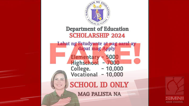 Umano’y scholarship grants sa social media, pinabulaanan ng DepEd