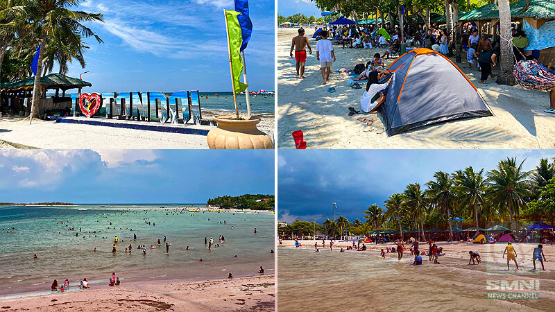 Tondol White Sand Beach sa Anda, Pangasinan, dagsa ng mga bisita ngayong Good Friday