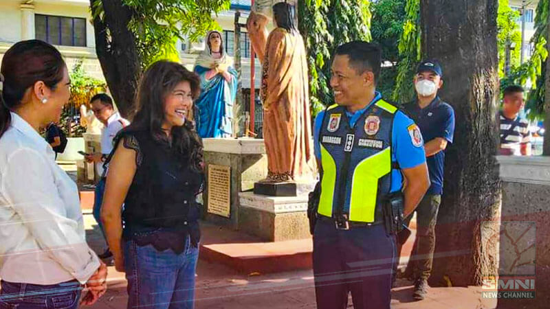 Sen. Imee Marcos visits churches of Cainta, Taytay and Antipolo
