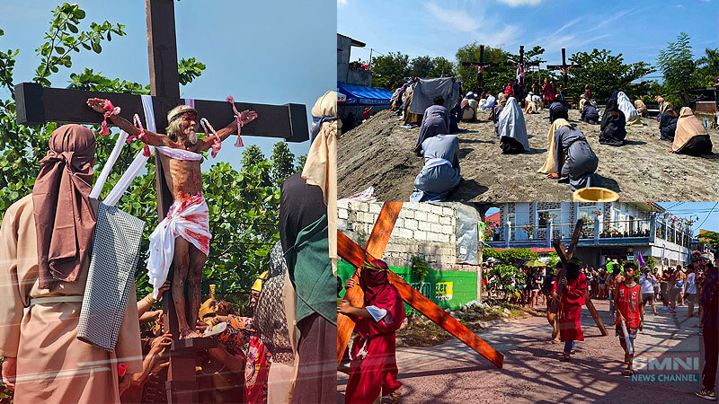 Crucifixion rites held in San Fernando City, Pampanga this Good Friday