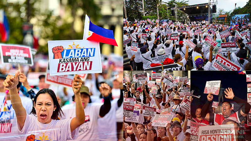 Laban Kasama ang Bayan Prayer Rally sa Liwasan, napuno ng mga panawagan sa Marcos Jr. admin