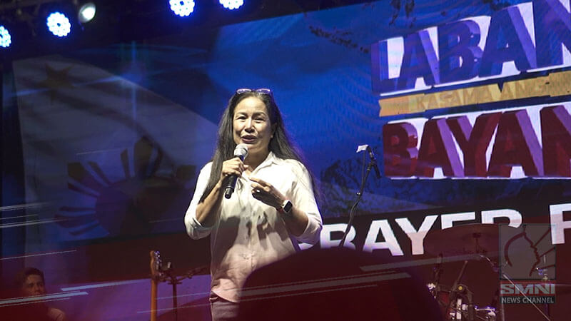 Ex-Press Secretary Trixie Angeles, nakiisa sa Laban Kasama Ang Bayan Prayer Rally
