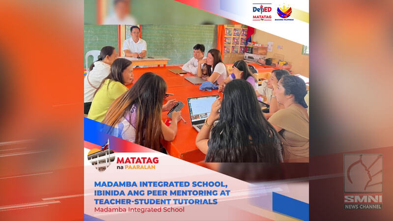 Madamba Integrated School initiates peer mentoring and teacher-student tutorials to boost student performance