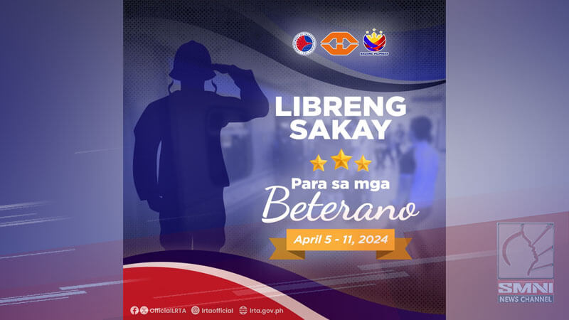 Libreng sakay para sa military veterans, iniaalok ng MRT-3 at LRT-2 simula Biyernes