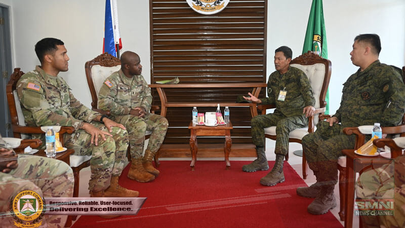 71st Chemical Company, USARPAC, calls on MGen Ulanday PA, COMASCOM