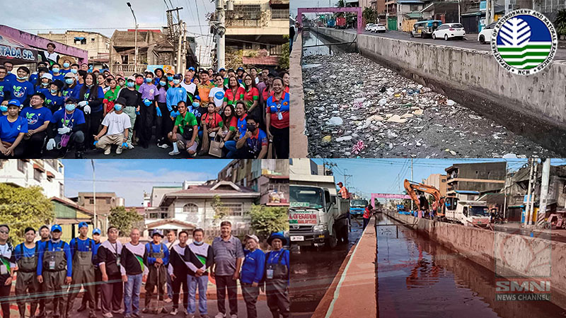 DENR-MEO North, participates simultaneous clean-up of Spine Creek and Lapu-Lapu Creek in Malabon, Navotas, Caloocan City