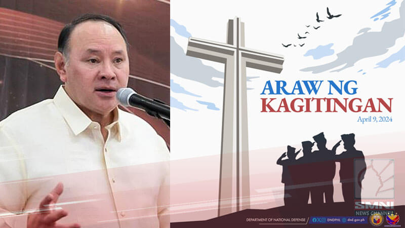 DND Sec. Teodoro may mensahe sa ika-82 taong paggunita ng Araw ng Kagitingan