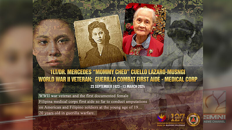 The remarkable journey of 1Lt/Dr. Mercedes “Mommy Ched” Cuello Lazaro Musngi