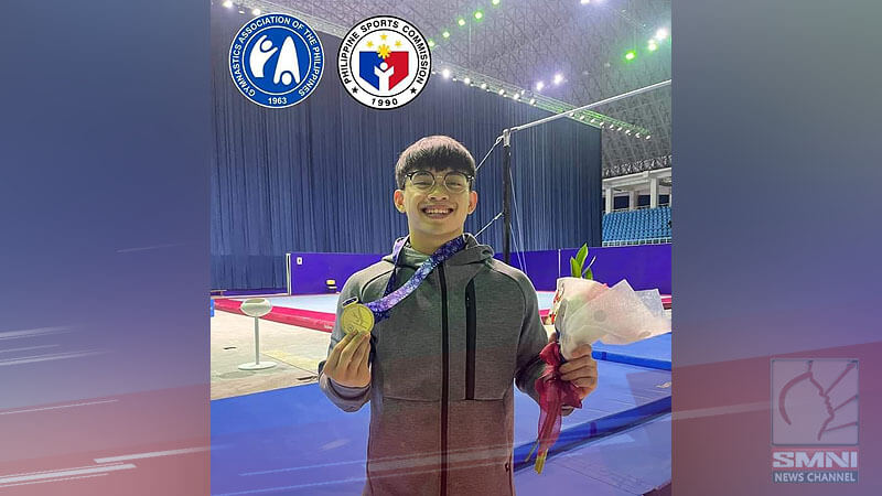 Carlos Yulo, nakakuha ng gold medal sa individual all-around event ng AGU Asian Championships