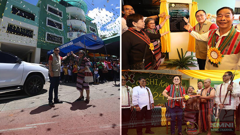 Bong Go declared adopted son of Kayapa, Nueva Vizcaya during inauguration of New Municipal Hall