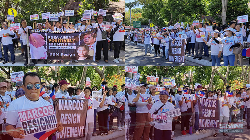 Mandatory drug test ni PBBM at ilang problema ng bayan, sigaw ng mga dumalo sa Marcos Resign Rally sa Senado