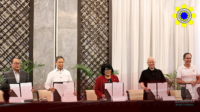 Signing of MOU for private sector involvement in the protection and management of the Verde Island Passage