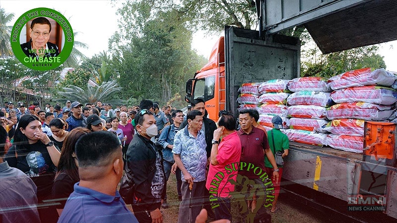 FPRRD distributes rice in Paquibato