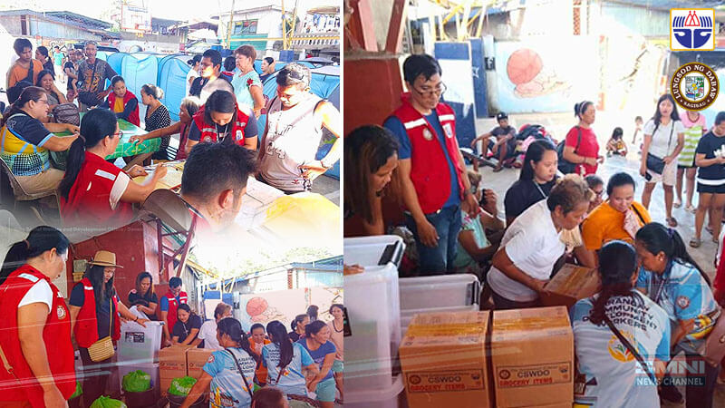 Davao CSWDO Distributes Emergency Relief Assistance To Talomo B Fire ...