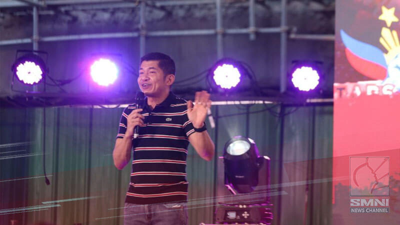 Atty. Glenn Chong nagsalita sa National Day of Protest ng Hakbang ng Maisug sa SB Park Batasan Hills, Quezon City