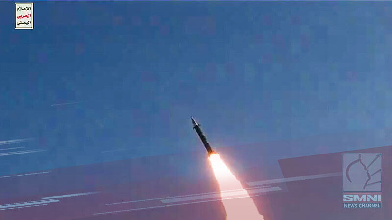Yemen’s Houthi rebels launch ‘Palestine’ missile