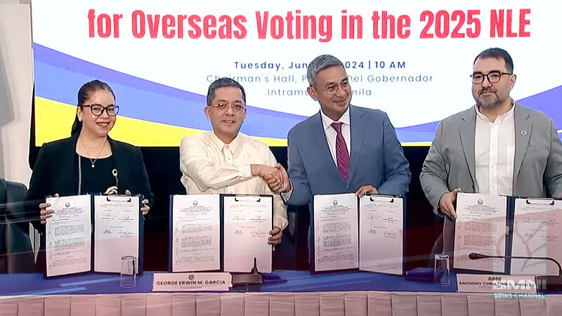 COMELEC ensures OFW voting security with online platform; Contracts sealed for Internet Voting in 2025