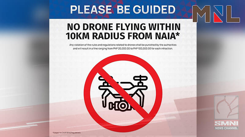 MIAA promotes public awareness and compliance with drone regulations within NAIA aerodrome