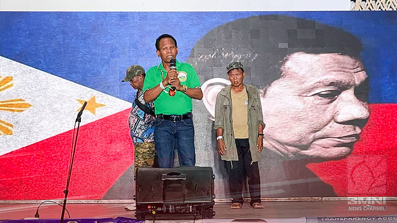 Oscar Rivera ng Tribong AETA Tarlac/Zambales, nagsalita sa Hakbang ng Maisug Peace Rally sa Pampanga
