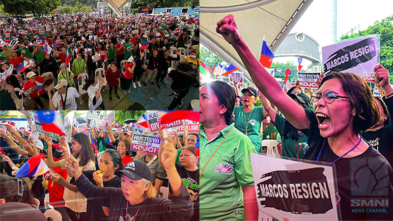 Libu-libong Pilipino nakiisa sa National Day of Protest ng Hakbang ng Maisug sa SB Park Batasan Hills, Quezon City