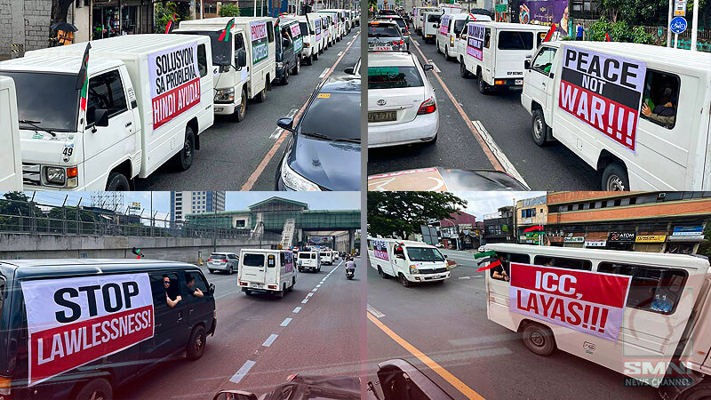 Caravan ng National Day of Protest ng Hakbang ng Maisug sa Quezon City, kasalukuyang isinasagawa