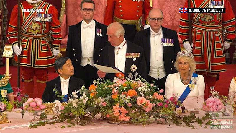 Britain’s King Charles III welcomes Japanese Emperor, Empress on state visit