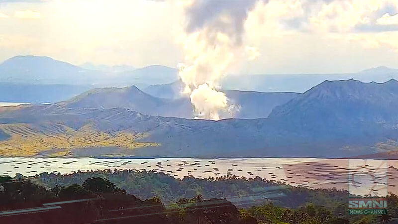 Weak phreatic eruption, na-monitor sa Bulkang Taal—PHIVOLCS