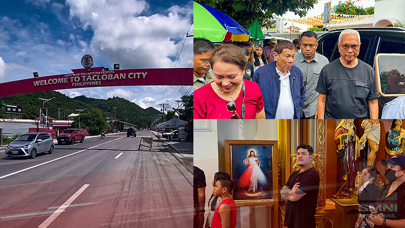 Mga Duterte nagtungo sa Tacloban City ngayong araw