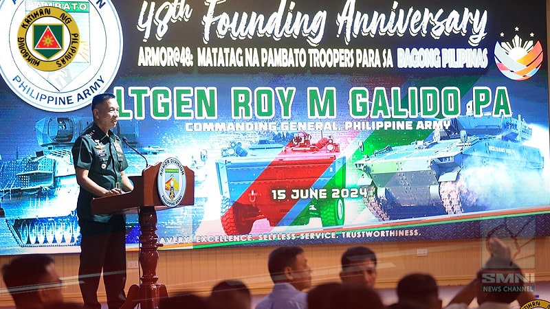 Commanding General ng Philippine Army inatasan ang Armor Division na panatilihin ang combat power ng Army
