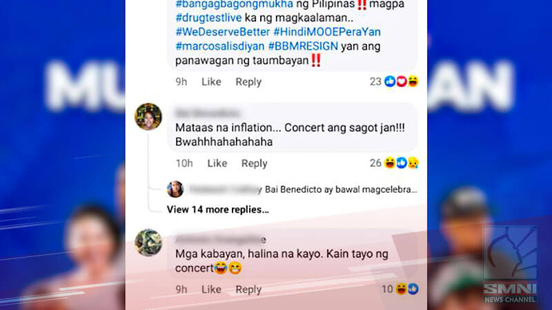 Netizen, pumalag sa MusiKalayaan Concert ng Palasyo sa gitna ng mataas na inflation