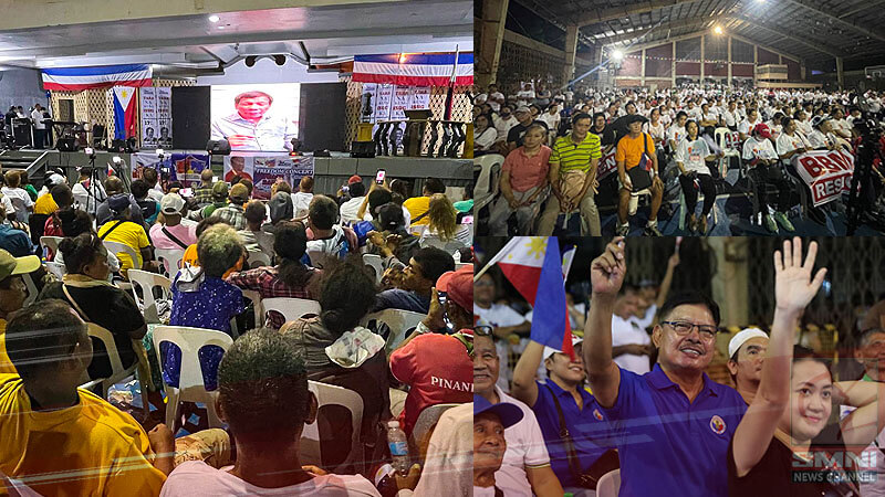 FPRRD, ipinarating ang kaniyang recorded message sa Hakbang ng Maisug Peace Rally sa Pampanga