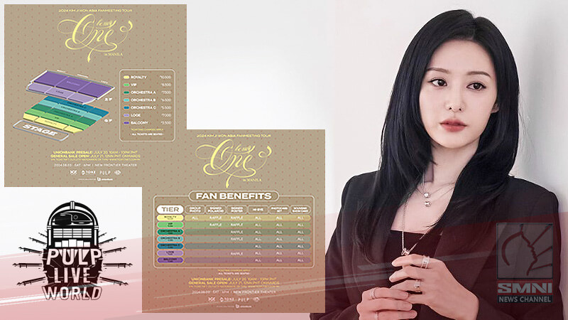 Seat map at ticket prices para sa Manila Fan Meet ni Kim Ji Won, inilabas na