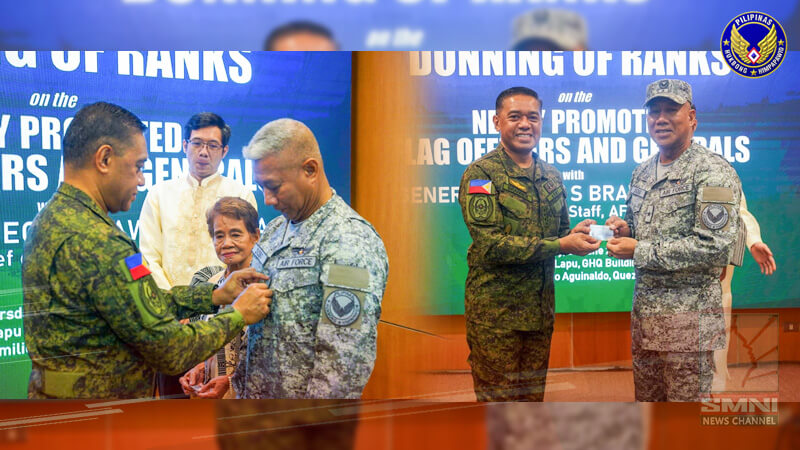 Air Force officer receives one-star rank