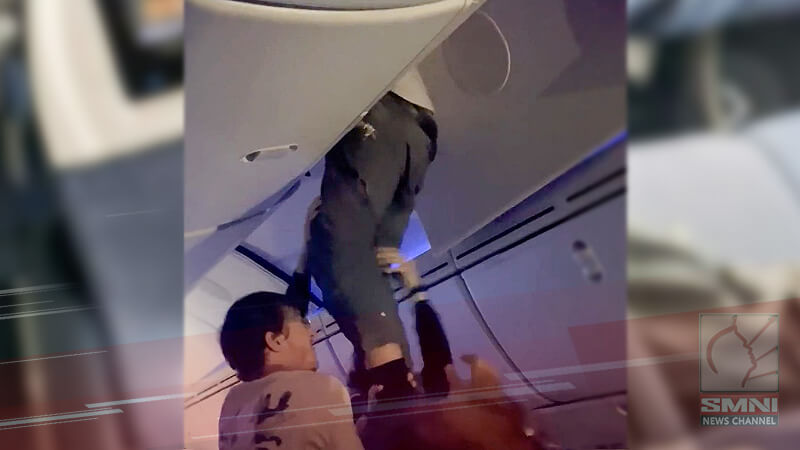 Man gets stuck inside overhead bin after turbulence hits Air Europa flight