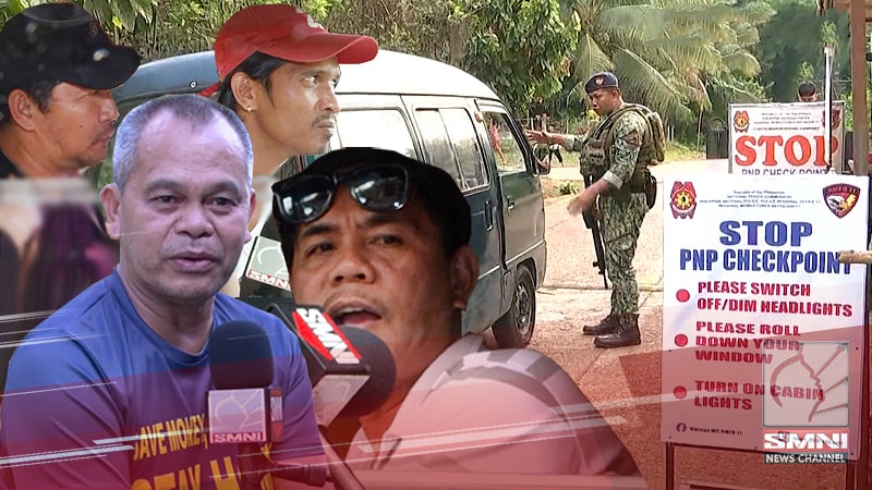 PNP checkpoint sa Brgy. Cawayan sa Calinan sa Davao City, inirereklamo