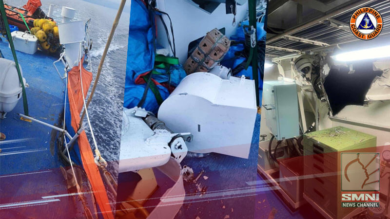 Barko ng PCG, nagtamo ng malaking sira matapos banggain ng China Coast Guard