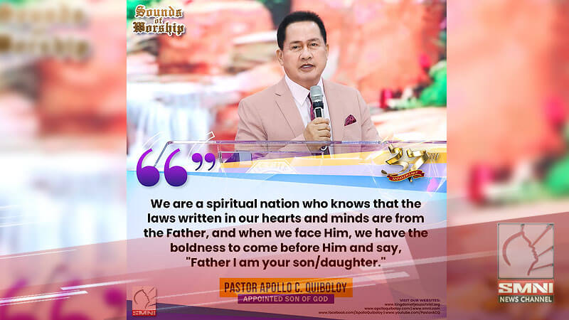 We are a spiritual nation who knows that the laws written in our hearts and minds are from the Father, and when we face Him, we have the boldness to come before Him and say, “Father I am your son/daughter.”