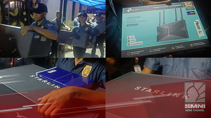 3 kahon na may nakasulat na ‘Starlink’ at 2 maliit na kahon ng flashlight, pinilit ipasok sa KOJC cathedral ng mga kapulisan