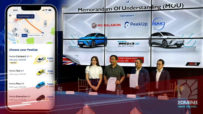 Bagong PeekUp car ride app, aarangkada ngayong Kapaskuhan