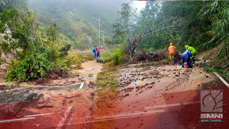 Mga motorista, pinag-iingat sa landslide dulot ng Bagyong Kristine