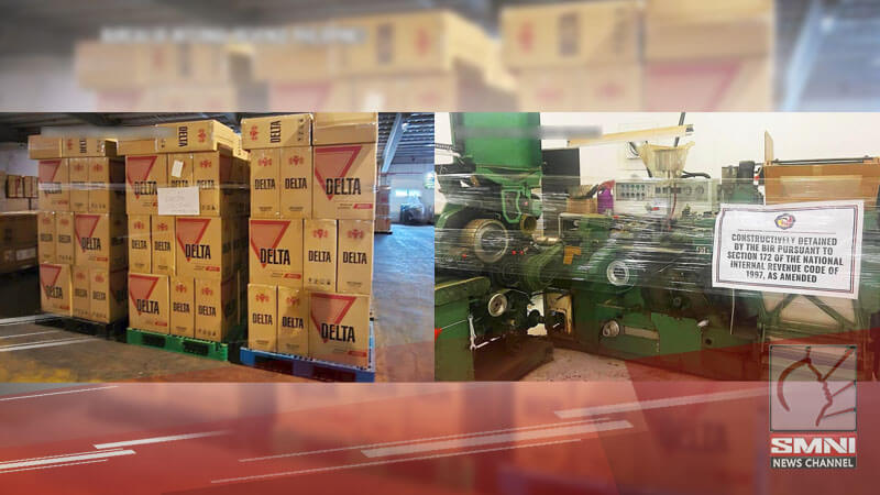 Tax liability ng ni-raid na 4 pabrika sa Gitnang Luzon, aabot sa P8B—BIR